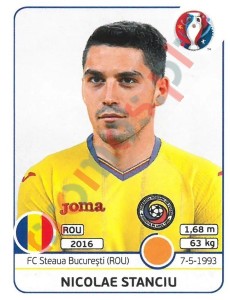 62x Nicolae Stanciu – UEFA Euro France 2016 Panini