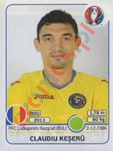 67 Claudiu Keserü – UEFA Euro France 2016 Panini