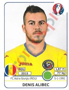 68x Denis Alibec – UEFA Euro France 2016 Panini