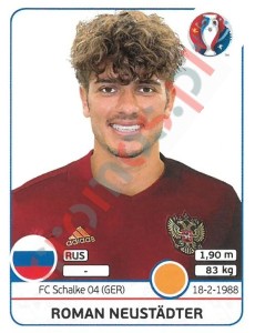 171x Roman Neustädter – UEFA Euro France 2016 Panini