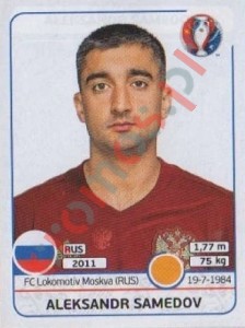 172 Aleksandr Samedov – UEFA Euro France 2016 Panini