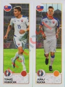 210 Tomáš Hubočan / Juraj Kucka – UEFA Euro France 2016 Panini