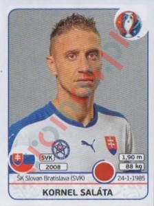 215 Kornel Saláta – UEFA Euro France 2016 Panini