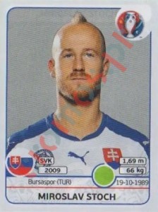 229 Miroslav Stoch – UEFA Euro France 2016 Panini
