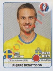 551 Pierre Bengtsson – UEFA Euro France 2016 Panini