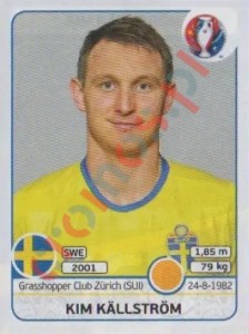 560 Kim Källström – UEFA Euro France 2016 Panini