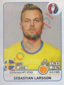 561 Sebastian Larsson – UEFA Euro France 2016 Panini