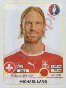 107 Michael Lang – UEFA Euro France 2016 Panini