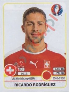 108 Ricardo Rodríguez – UEFA Euro France 2016 Panini