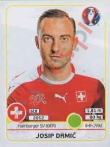 120 Josip Drmic – UEFA Euro France 2016 Panini
