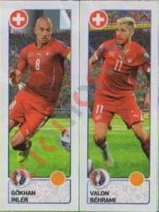 99 Gökhan Inler / Valon Behrami – UEFA Euro France 2016 Panini