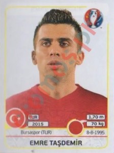 413 Emre Tasdemir – UEFA Euro France 2016 Panini