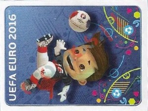 3 Official Mascot – UEFA Euro France 2016 Panini