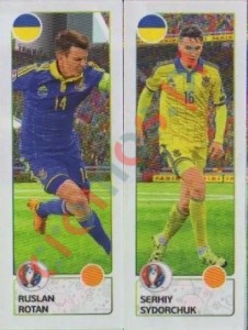 271 Ruslan Rotan / Serhiy Sydorchuk – UEFA Euro France 2016 Panini