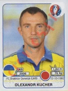 274 Olexandr Kucher – UEFA Euro France 2016 Panini