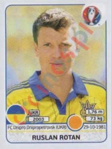 282 Ruslan Rotan – UEFA Euro France 2016 Panini