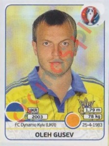 285 Oleh Gusev – UEFA Euro France 2016 Panini