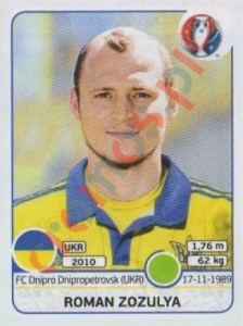 288 Roman Zozulya – UEFA Euro France 2016 Panini