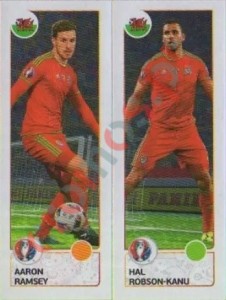 206 Aaron Ramsey / Hal Robson-Kanu – UEFA Euro France 2016 Panini