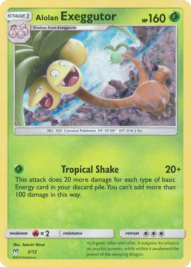 2 Alolan Exeggutor – McDonald's Collection 2019