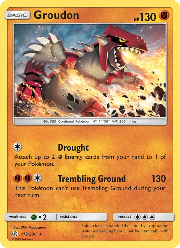 113 Groudon – Cosmic Eclipse