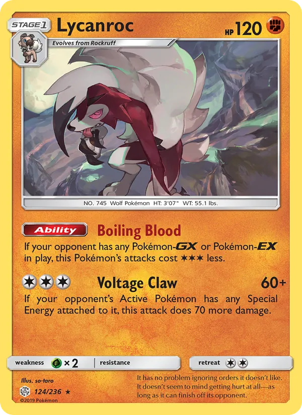 124 Lycanroc – Cosmic Eclipse