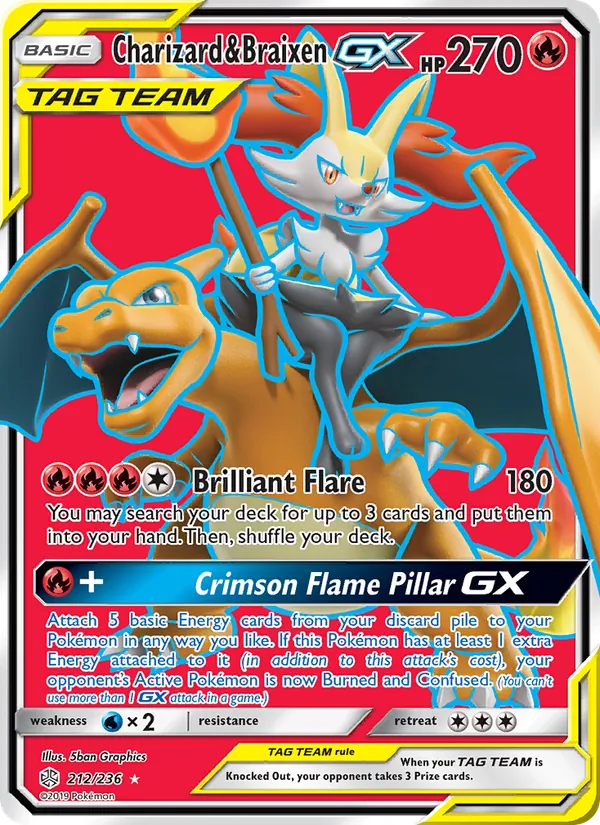 212 Charizard & Braixen GX – Cosmic Eclipse