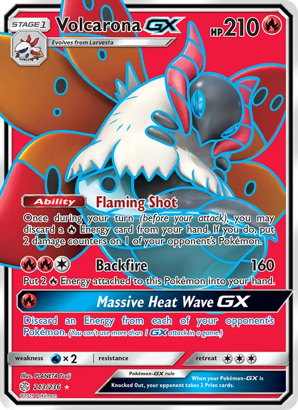 213 Volcarona GX – Cosmic Eclipse