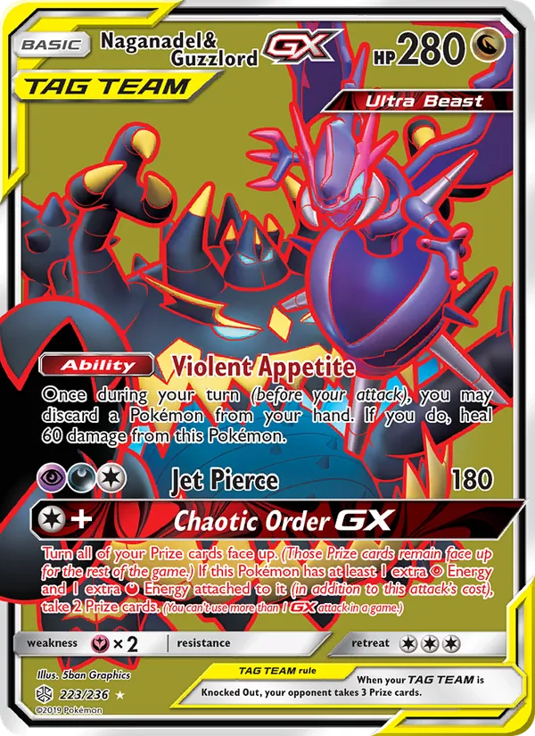 223 Naganadel & Guzzlord GX – Cosmic Eclipse