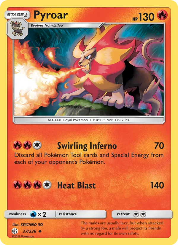 37 Pyroar – Cosmic Eclipse