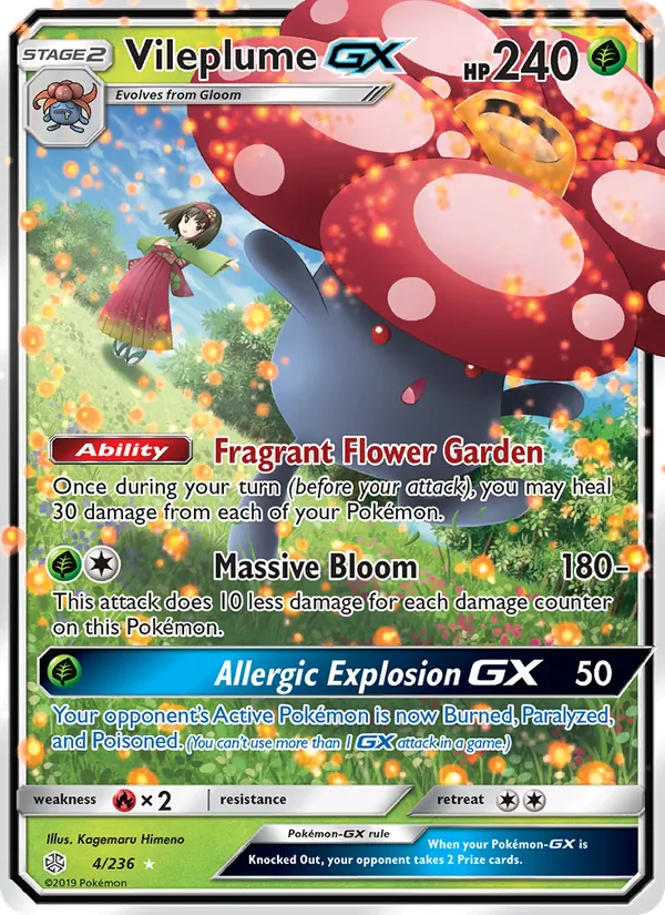 4 Vileplume GX – Cosmic Eclipse