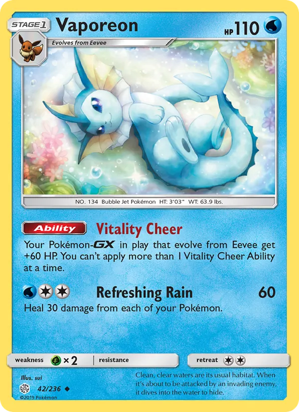 42 Vaporeon – Cosmic Eclipse