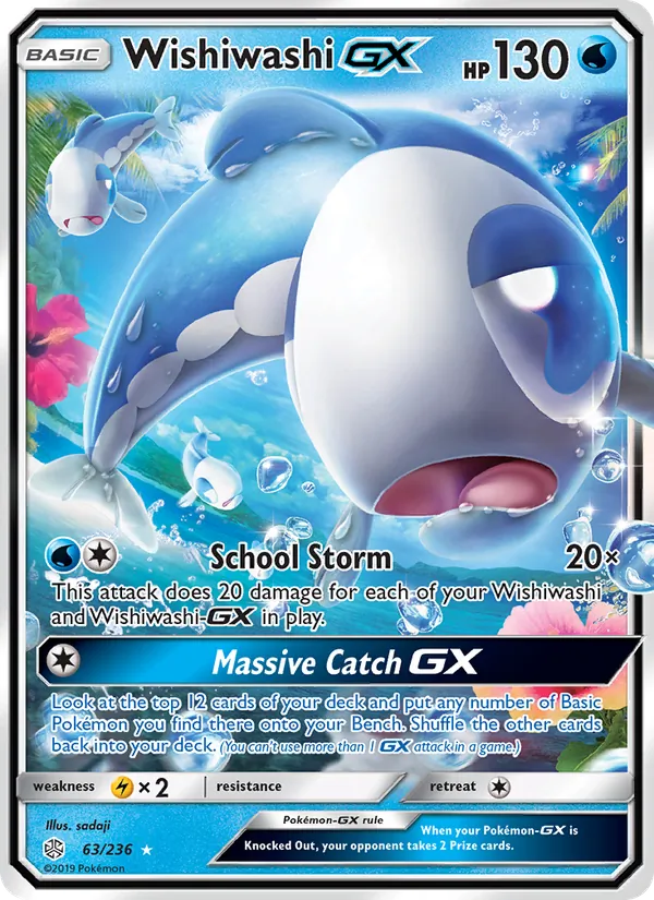 63 Wishiwashi GX – Cosmic Eclipse