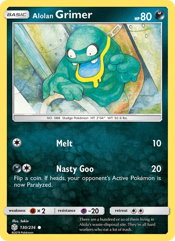 130-RH Alolan Grimer – Cosmic Eclipse