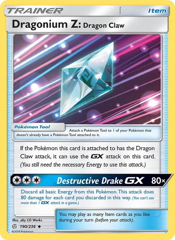 190-RH Dragonium Z: Dragon Claw – Cosmic Eclipse