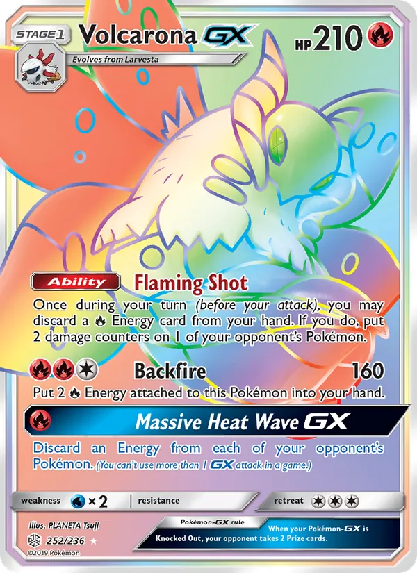 252 Volcarona GX – Cosmic Eclipse