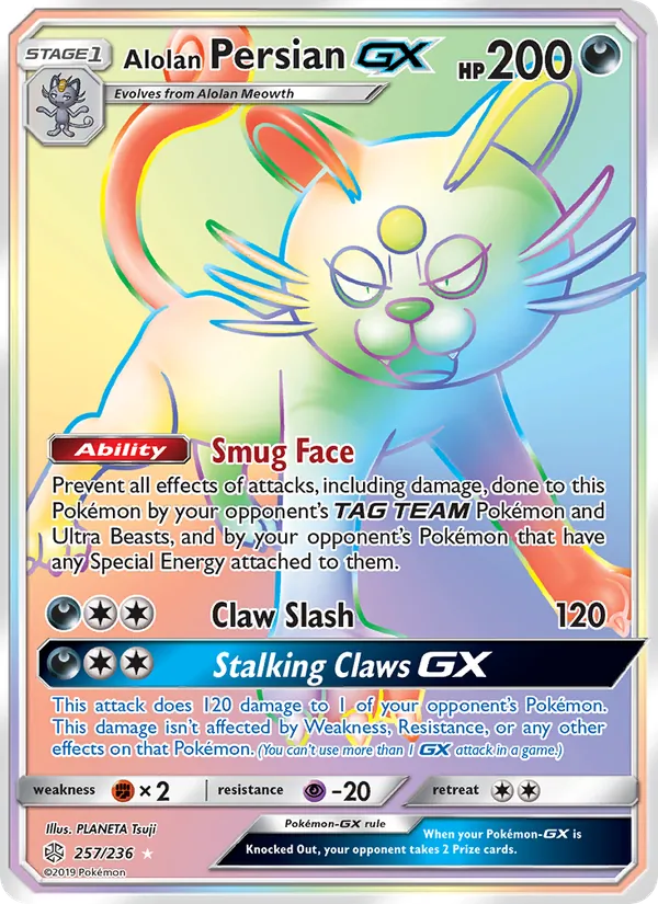 257 Alolan Persian GX – Cosmic Eclipse
