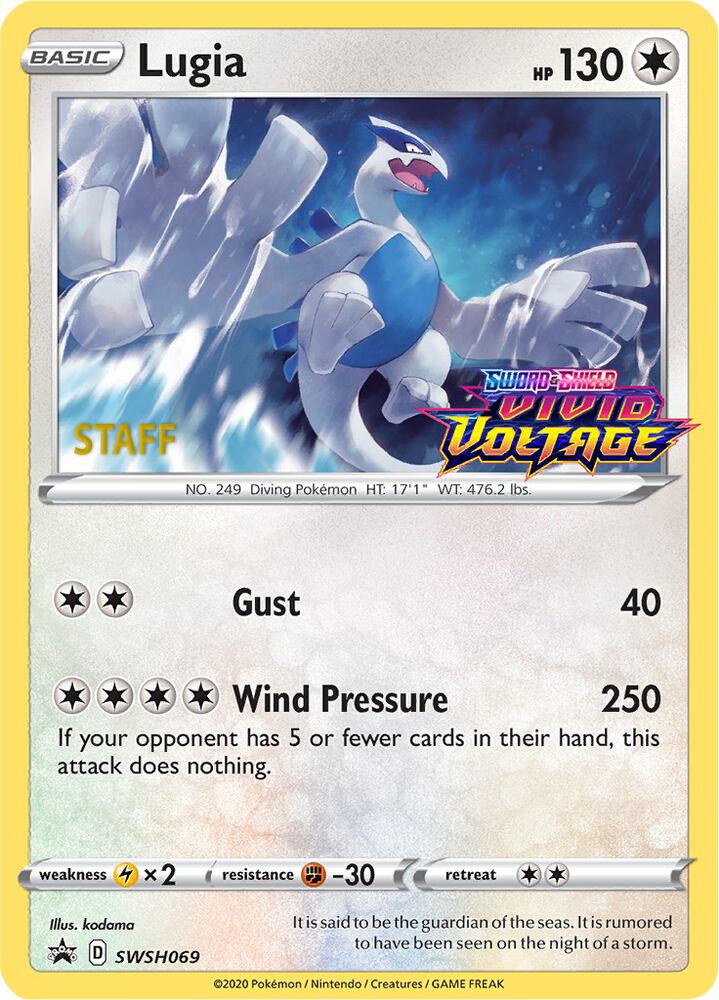 SWSH069-holo-setlogo-staff Lugia (Set logo stamp, Staff stamp) – SWSH Black Star Promos
