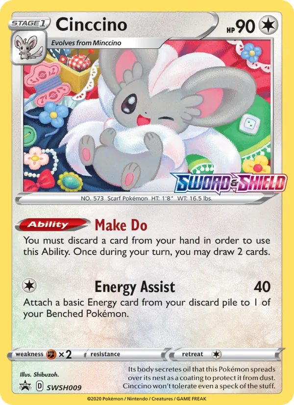 SWSH009 Cinccino – SWSH Black Star Promos