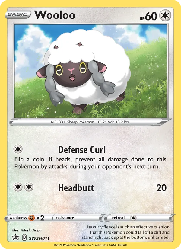 SWSH011 Wooloo – SWSH Black Star Promos
