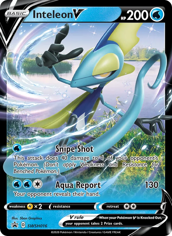 SWSH016 Inteleon V – SWSH Black Star Promos