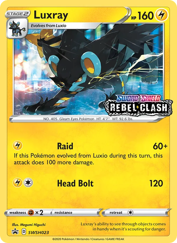 SWSH023 Luxray – SWSH Black Star Promos