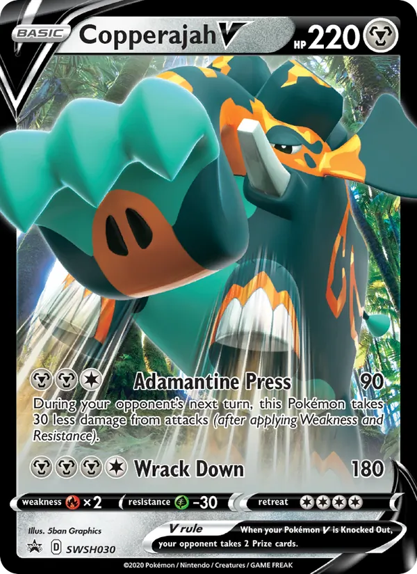 SWSH030 Copperajah V – SWSH Black Star Promos