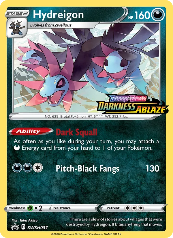 SWSH037 Hydreigon – SWSH Black Star Promos