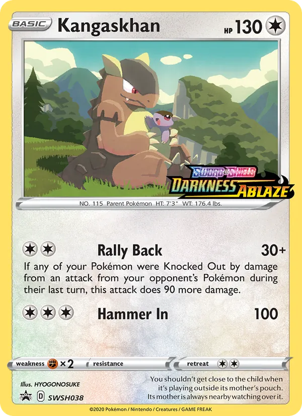 SWSH038 Kangaskhan – SWSH Black Star Promos