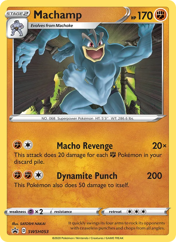 SWSH053 Machamp – SWSH Black Star Promos