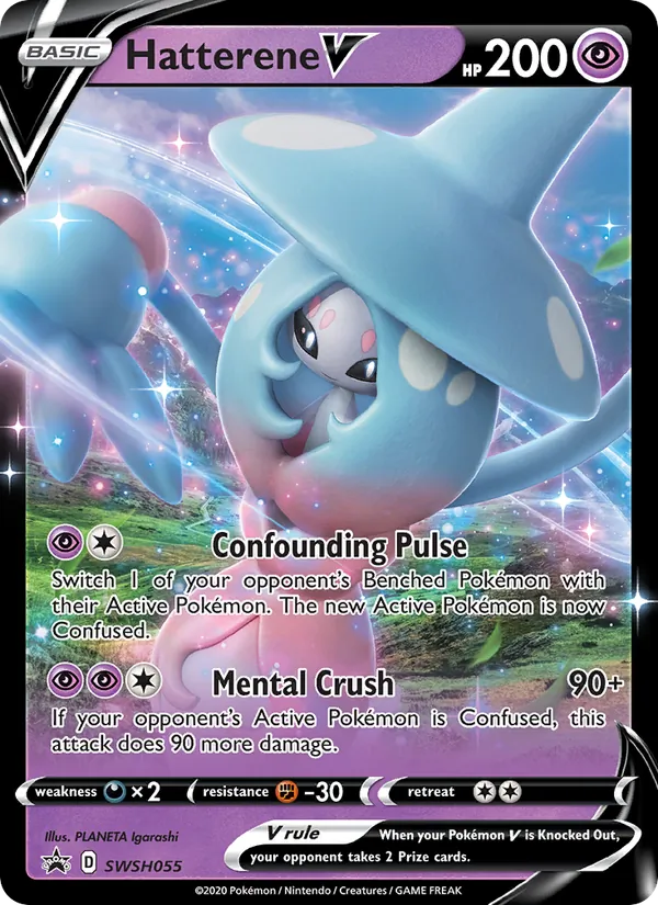 SWSH055 Hatterene V – SWSH Black Star Promos
