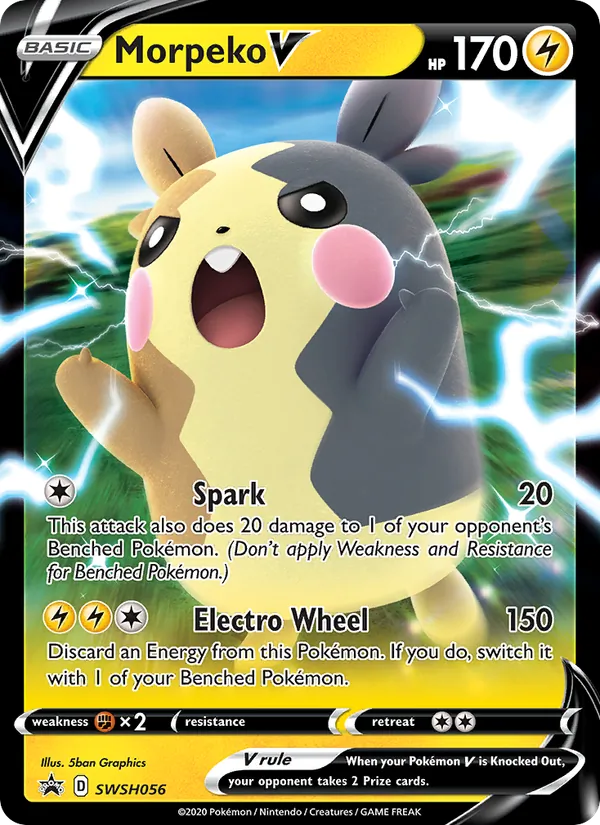 SWSH056 Morpeko V – SWSH Black Star Promos