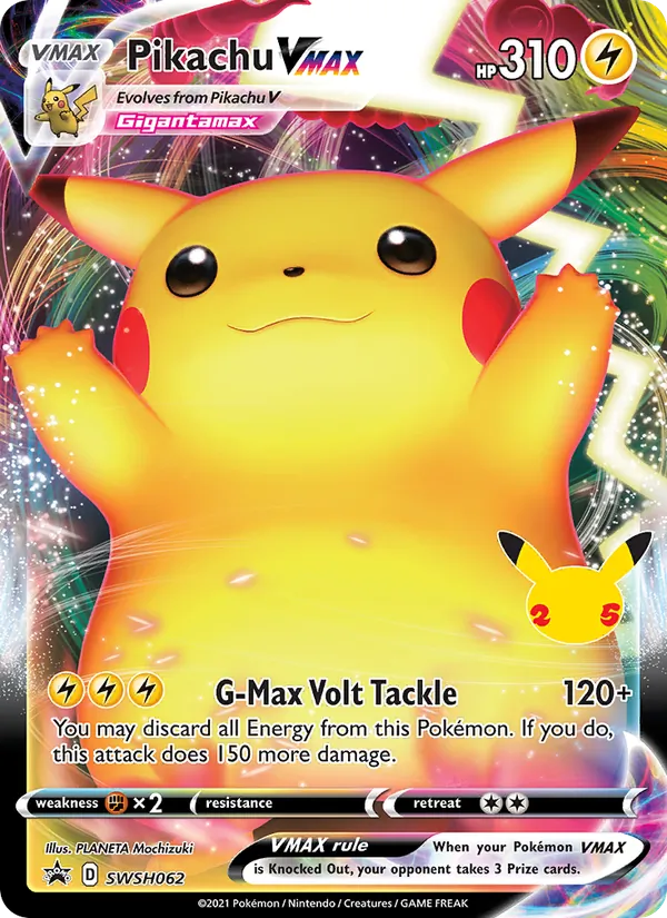 SWSH062 Pikachu VMAX – SWSH Black Star Promos