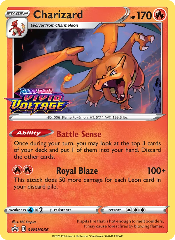 SWSH066 Charizard – SWSH Black Star Promos